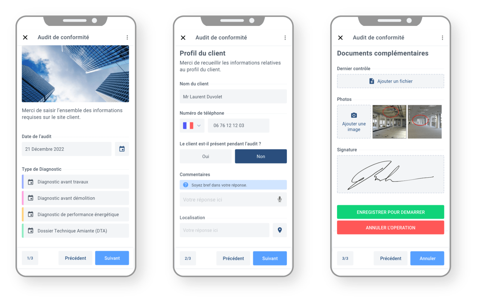 Créez simplement vos formulaires web et mobiles pour vos activités d'audit et de contrôle