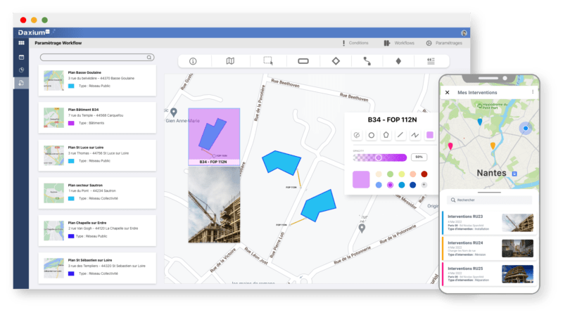 Localisez vos données sur des plans