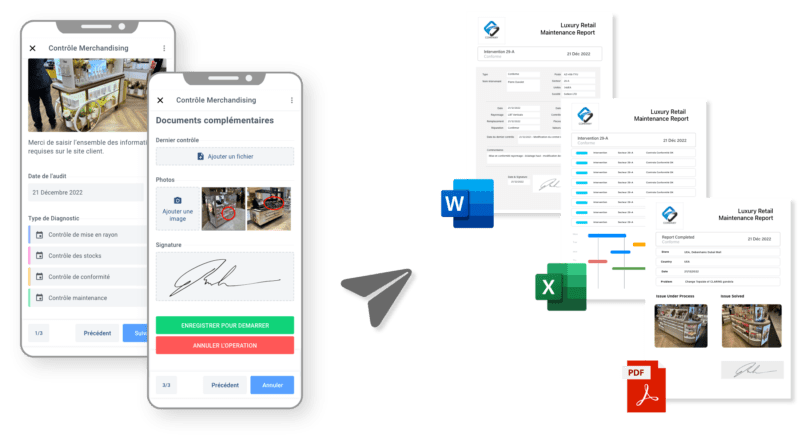 Automatisez vos comptes rendus pour vos processus retail Automatisez vos comptes rendus pour vos processus retail