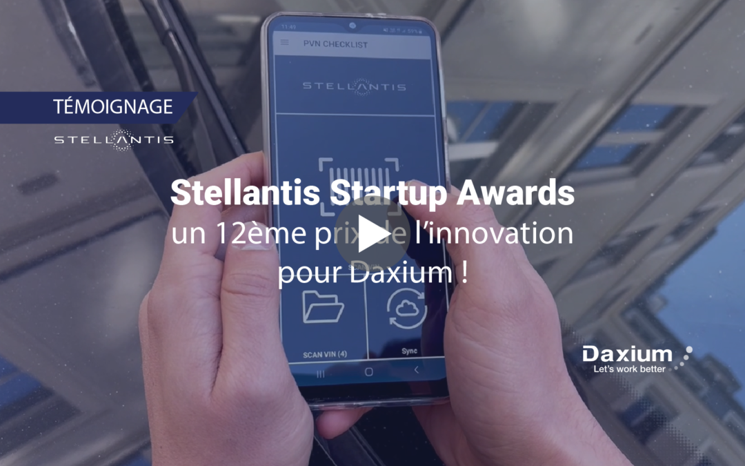 Stellantis Startup Awards : un 12ème prix de l’innovation pour Daxium !