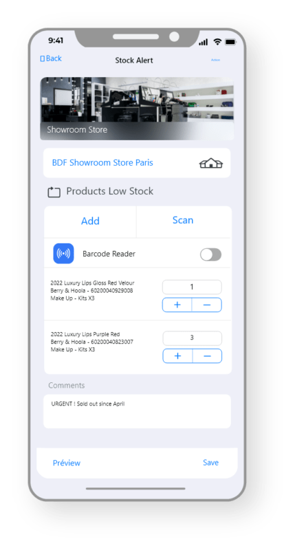 Digitalize your stock reports Digitize your stock reports with Daxium-Air