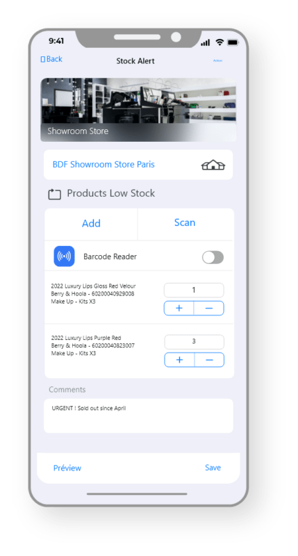 Digitize your stock reports with Daxium-Air