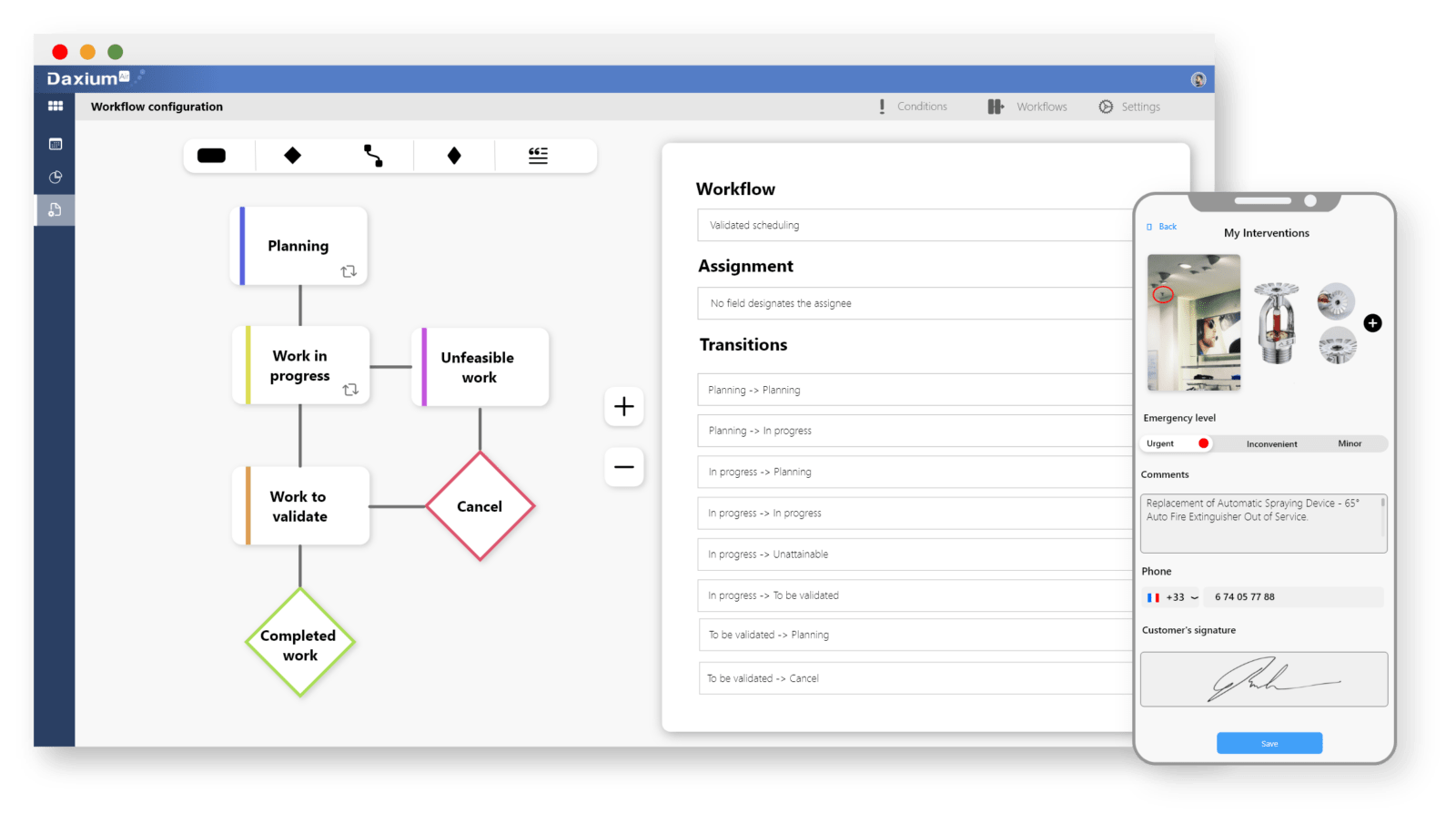 Workflows and process automation with Daxium-Air Workflows and process automation with Daxium-Air