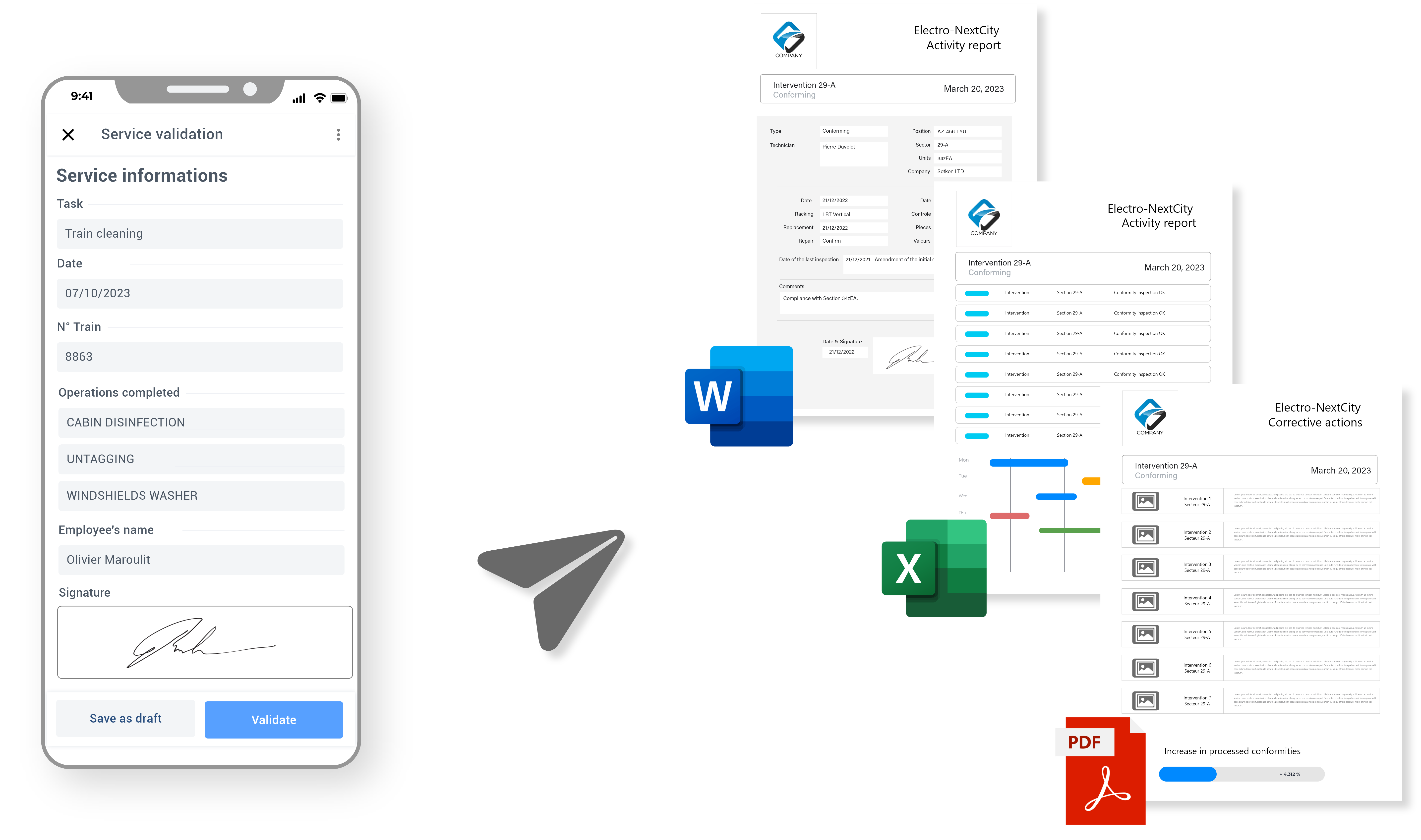 Automate Your Reports to Track Your Services Automate Your Reports to Track Your Services with Daxium-Air