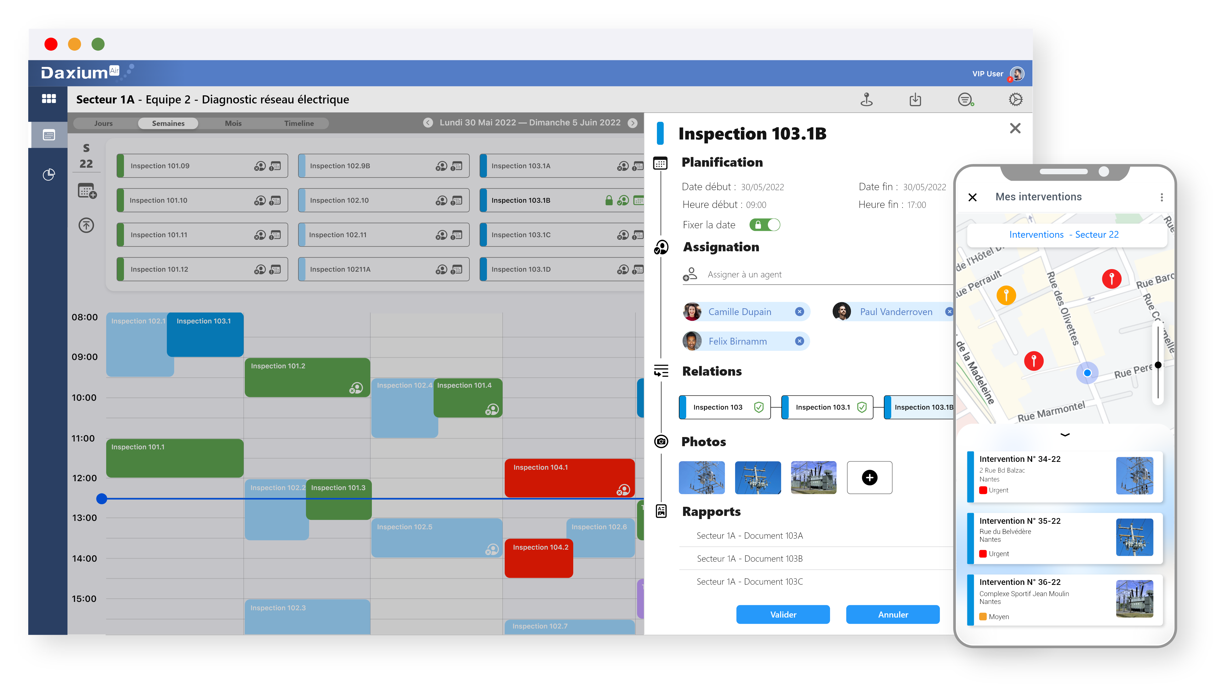 Automatically export your QHSE analysis reports with Daxium-Air