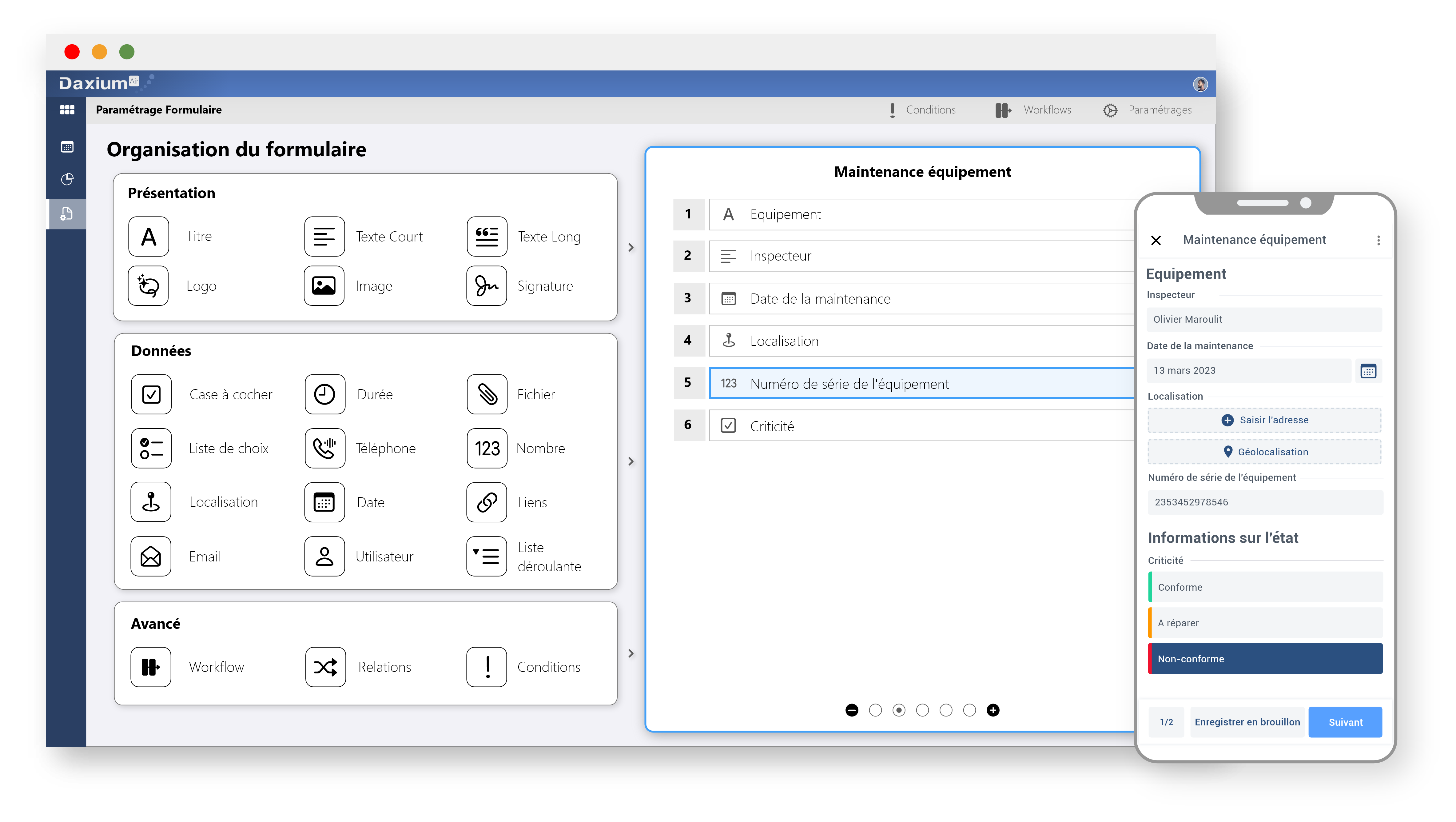 Upload your field data with Daxium-Air