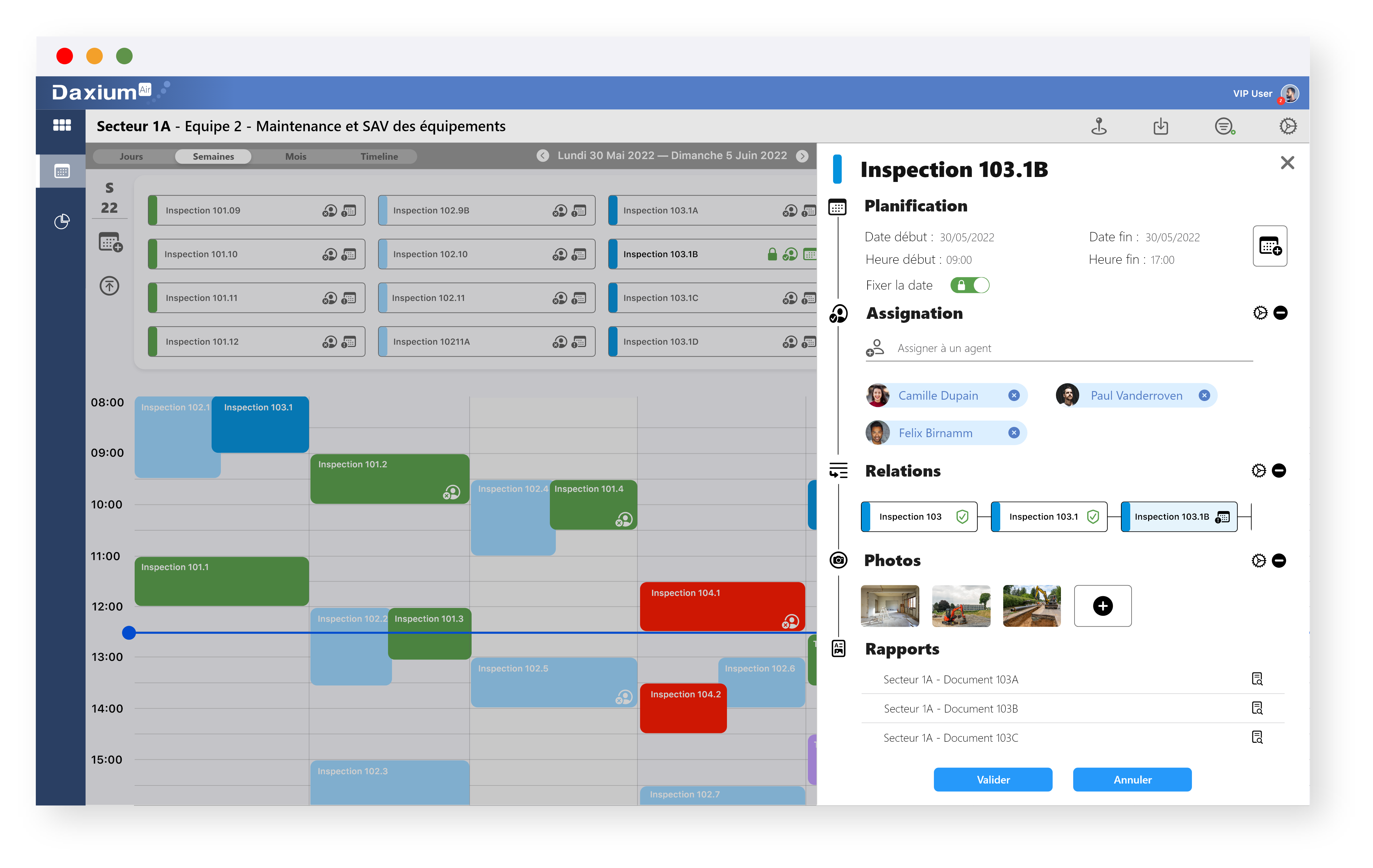 Maintenance scheduling